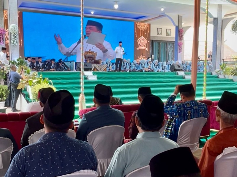 Haflah Akhirussanah Irsyadul Ibad Meriah, Khatam Al-Quran 30 Juz Bil Ghaib dan Alfiyah Ibnu Malik, Al Haris Apresiasi Peran Pesantren