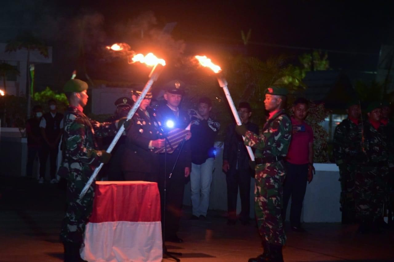 Malam Renungan Suci HUT RI ke-78, Wabup Inhil Jasa Para Pahlawan Selalu Dikenang