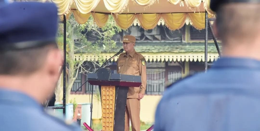 Wabup Inhil Pimpin Apel Peringatan Harhubnas ke-53 dan Haornas ke-40 