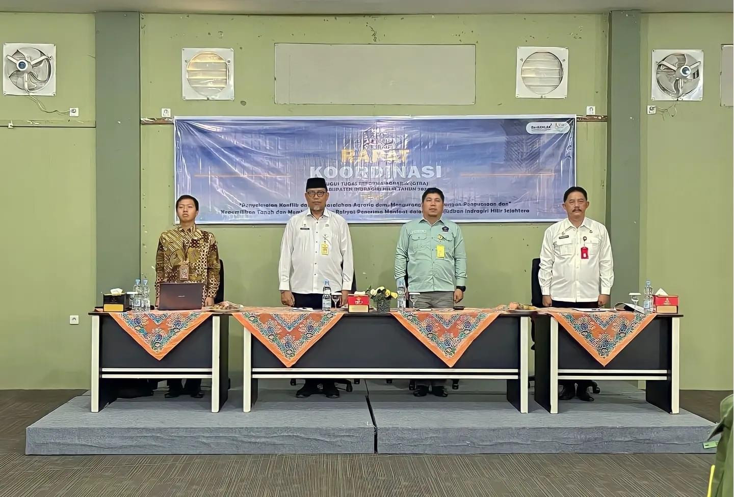 Bupati Inhil Buka Rakor GTRA Inhil Tahun 2023