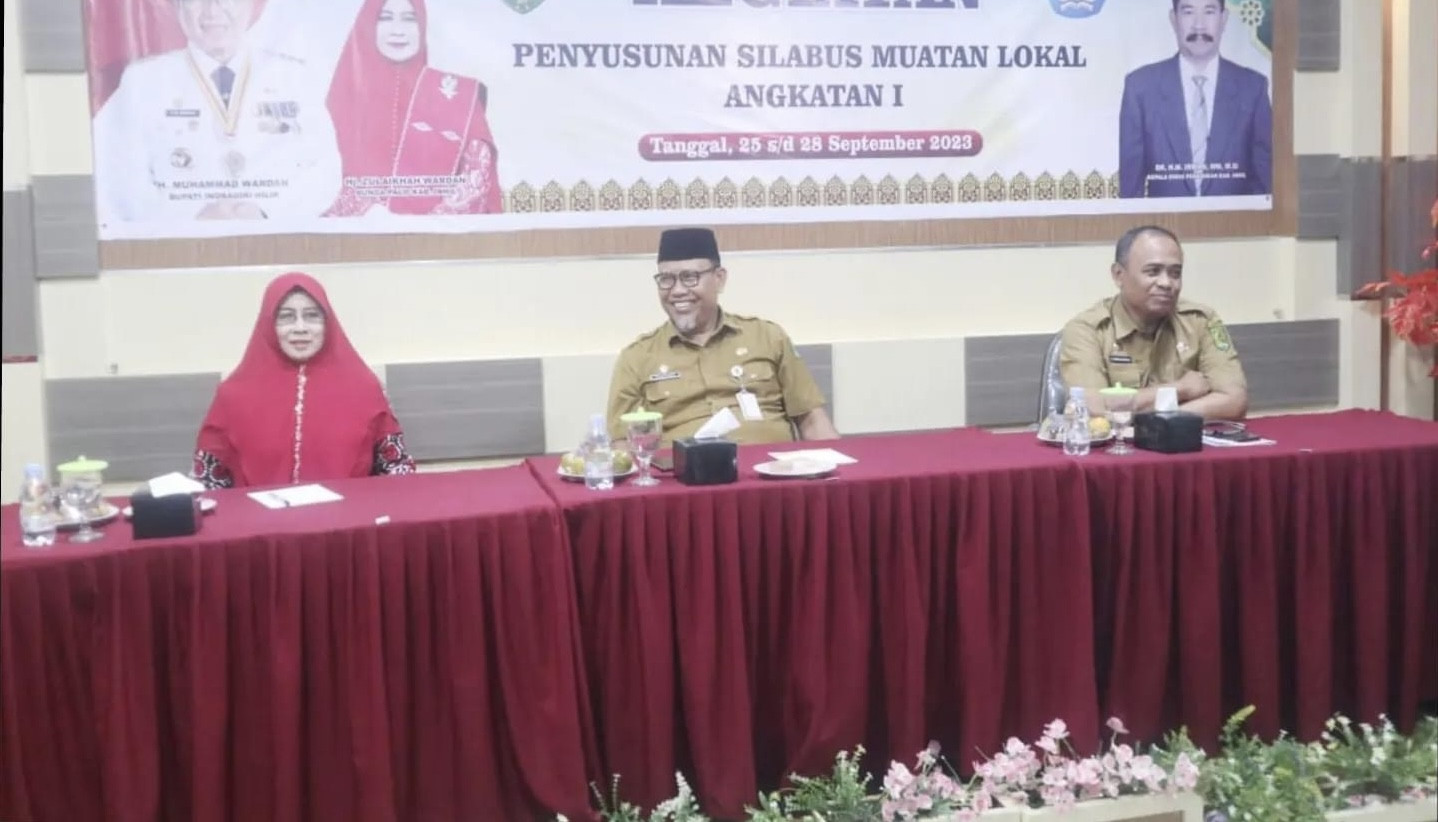 Bupati Inhil Buka Kegiatan Penyusunan Silabus Muatan Lokal se-Inhil