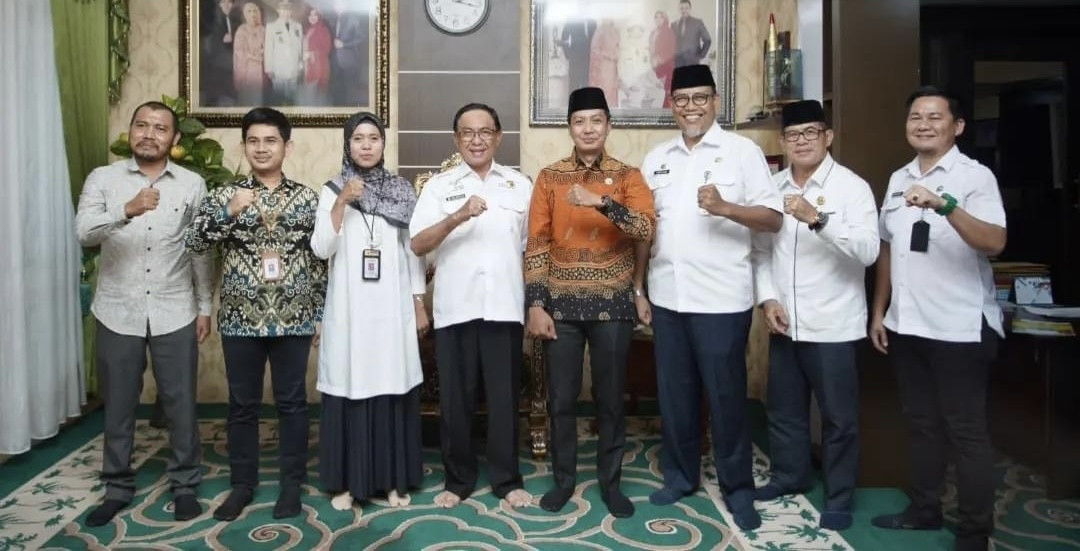 Bupati Wardan Terima Kunjungan Bawaslu lnhil