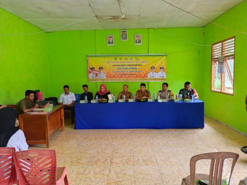 Pemerintah Desa Talang Jangkang Musdes RKP Tahun Anggaran 2024