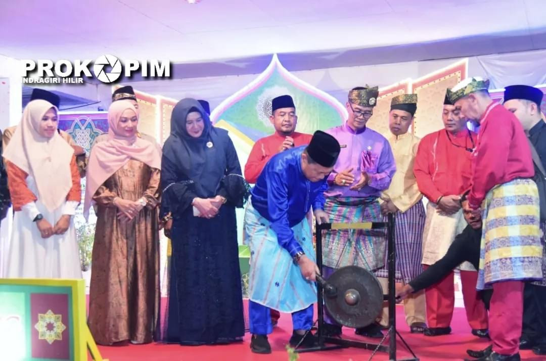 Wabup Inhil Tutup Secara Resmi MTQ Ke-44  Tempuling 