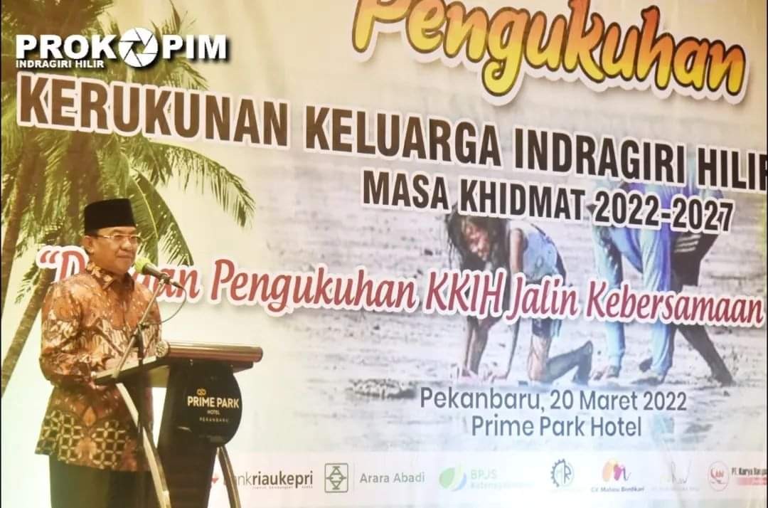 Bupati Wardan Hadiri Pengukuhan KKIH Masa Khidmat 2022-2027 oleh Gubernur Riau
