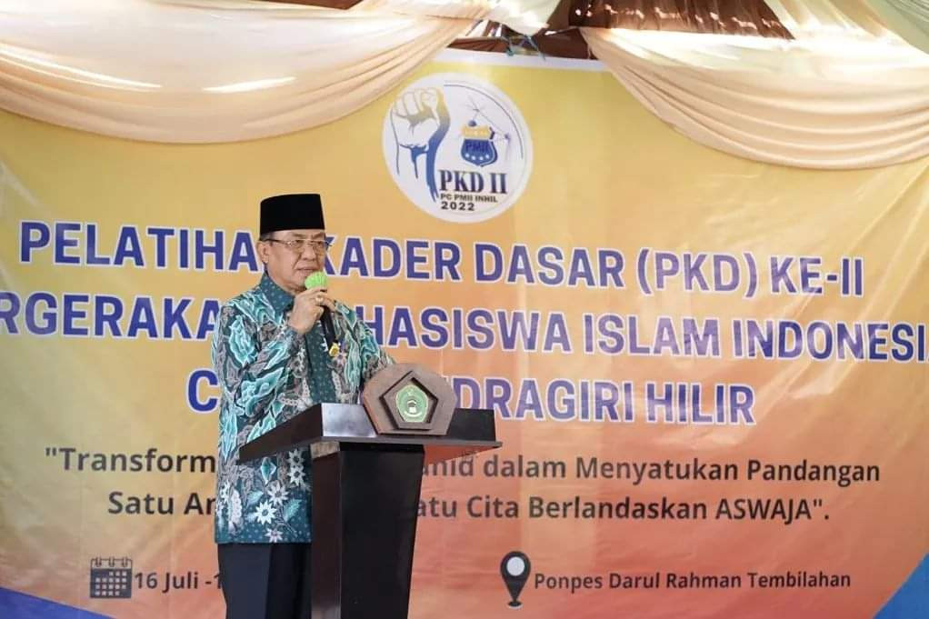 Bupati Inhil Buka Pelatihan Kader Dasar II PC PMII Inhil