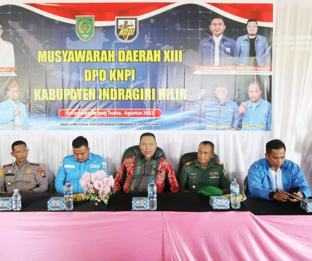 Musda ke XIII KNPI Inhil, Resmi Dibuka Bupati