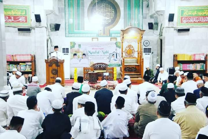 Bupati Inhil Hadiri  Peringatan Maulid Nabi Muhammad SAW 1444 H/ 2022 M Yang Di Gelar Oleh PHBI Inhil