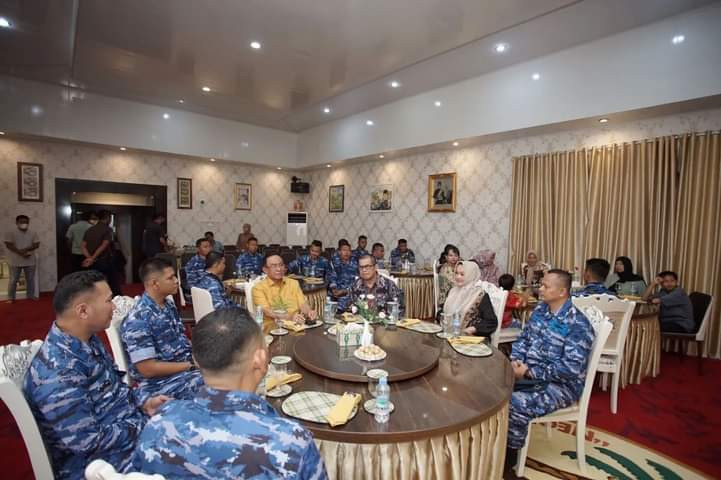 Bupati Inhil HM. Wardan Terima Kunjungan Silaturahmi TNI AU
