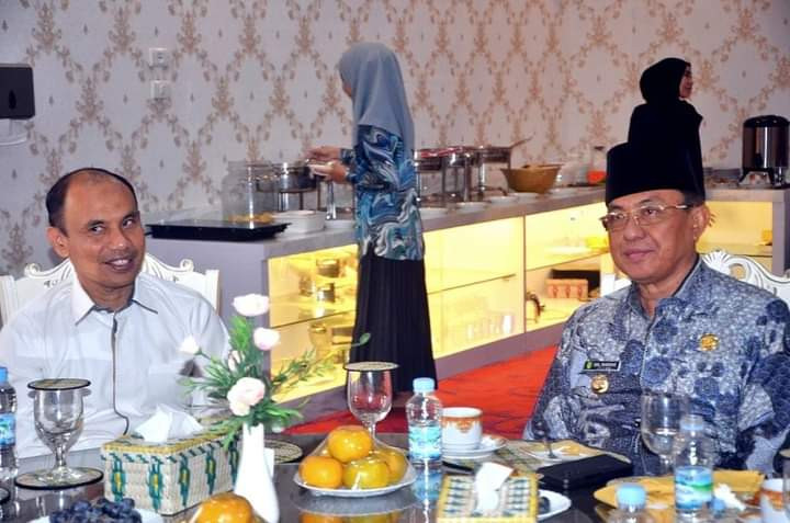Jamuan Pagi Bersama Bupati Inhil dengan Satgas Saber Pungli Prov. Riau
