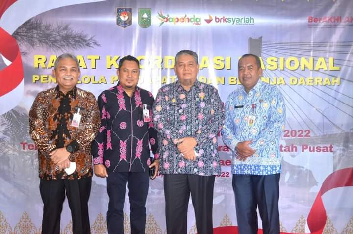 Rakornas Pengelolaan Pendapatan Dan Belanja Daerah Se - Indonesia dihadiri Bupati Inhil