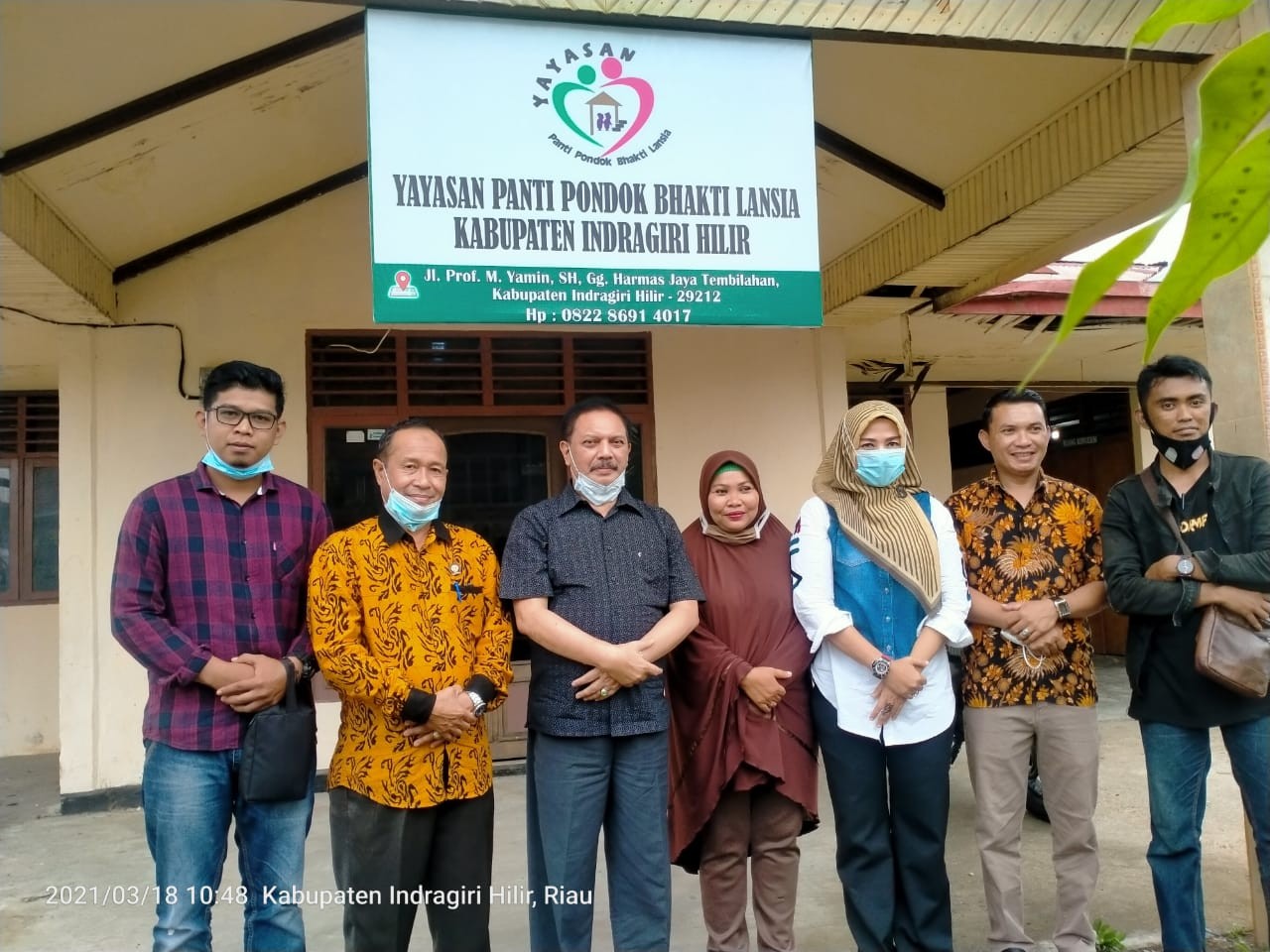 Said Syarifuddin Kunjungi Nenek-nenek di Yayasan Panti Pondok Bakti Lansia