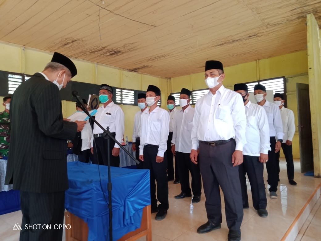 11 Orang Panitia Pilkades Kotabaru, Resmi di Lantik