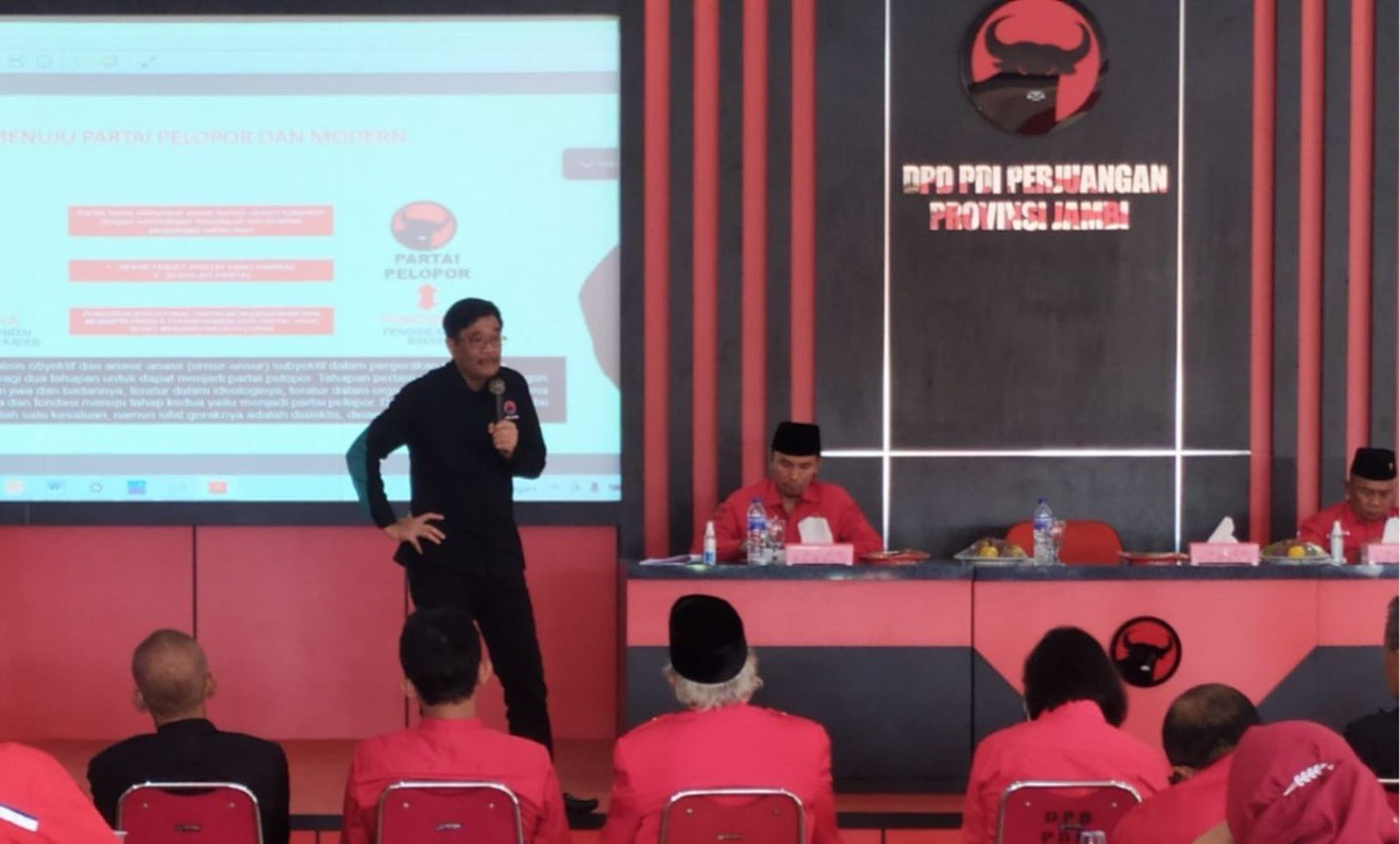 Gelar Pelatihan Kader Madya, PDI Jambi Gembleng SDM Para Kader