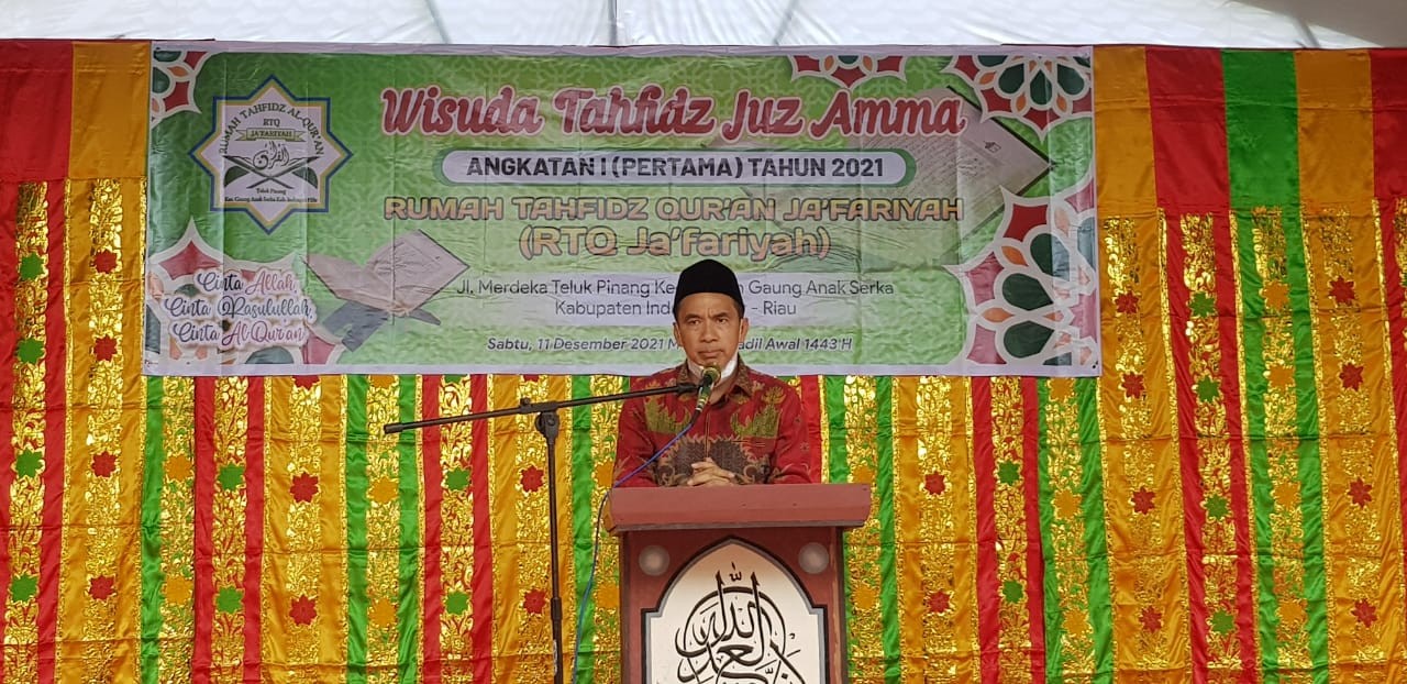 Peresmian Rumah Tahfidz Jakfaryah Teluk Pinang, Ferryandi Bantu Penganggaran Pembangunan Gedung Quran 