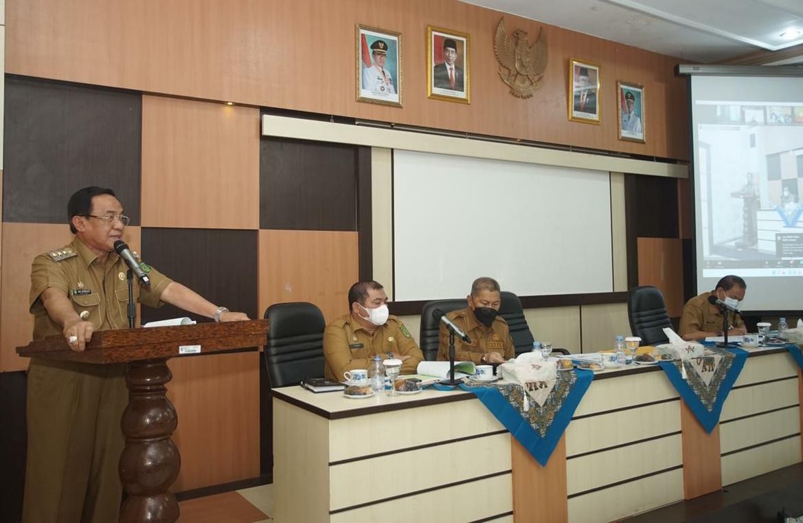 Bupati Inhil Arahkan Penyusunan Anggaran 2023 Berbasis SPM dan IKU Daerah 