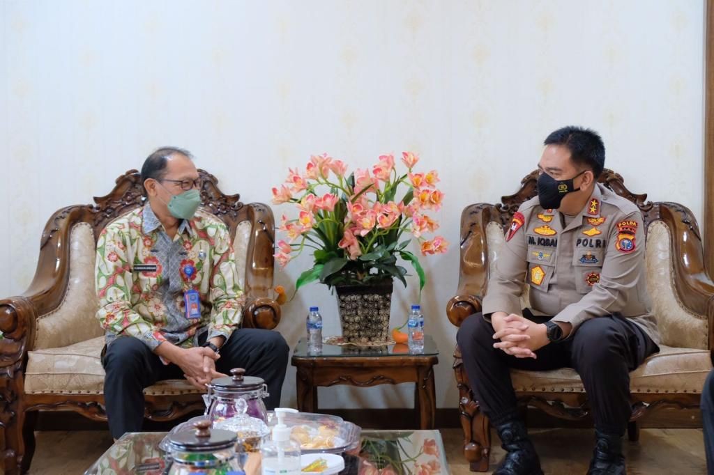 Kunjungan Ke Ka BNNP, Kapolda Riau : Sinergi Dan Kerjasama Dalam Berantas Narkoba