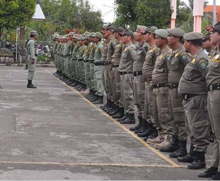 Bidang Satlinmas Satpol PP Inhil Ikuti Rapat Virtual