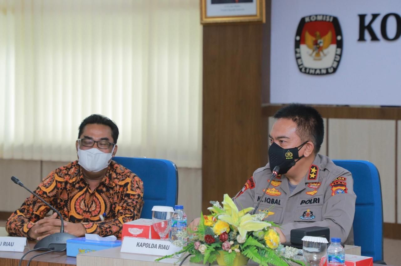 Persiapan Perhelatan Nasional Pemilu 2024, Kapolda Riau jalin Koordinasi dengan KPU Riau