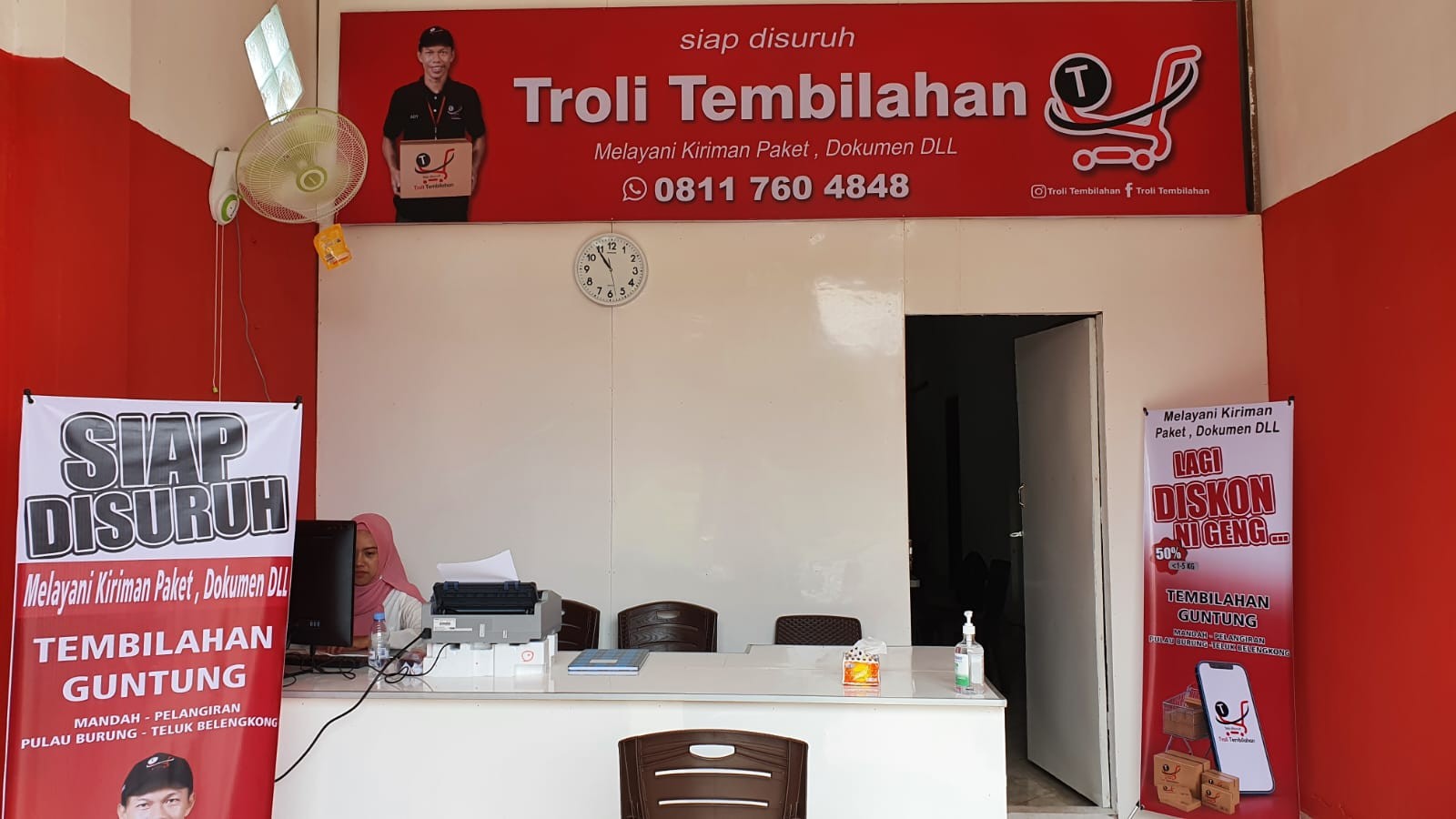 Troli Tembilahan, Ekpedisi Lokal dari Tembilahan ke Wilayah Inhil Utara dan Sebaliknya