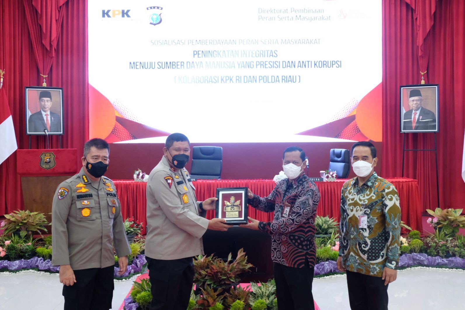 Perdana, KPK Kolaborasi Dengan Polda Riau Melakukan Pencegahan Korupsi