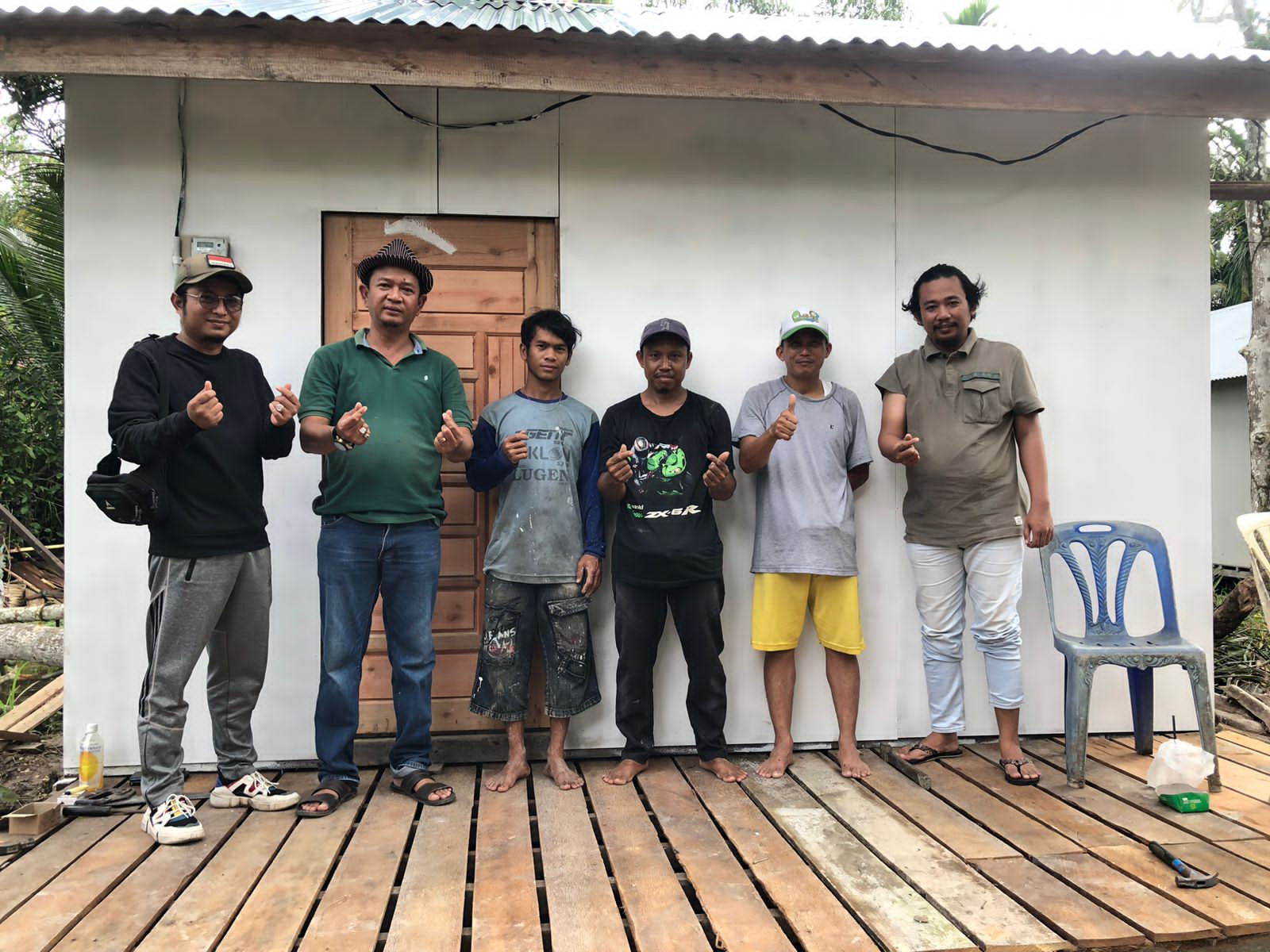 Baksos Bedah Rumah Tuntas, Ketua Kadin Inhil : Semoga Bermanfaat dan Berkah