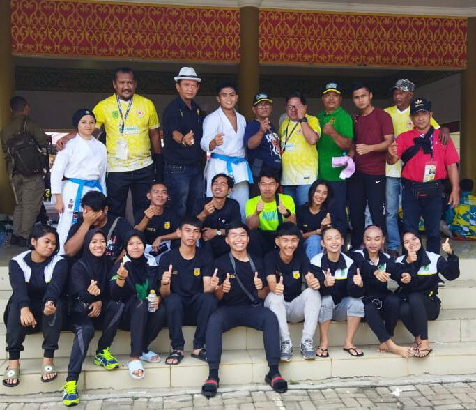 Wow, Karateka Dendy Syahputra Sumbang Emas Untuk Inhil di Porprov Riau ke X Tahun 2022
