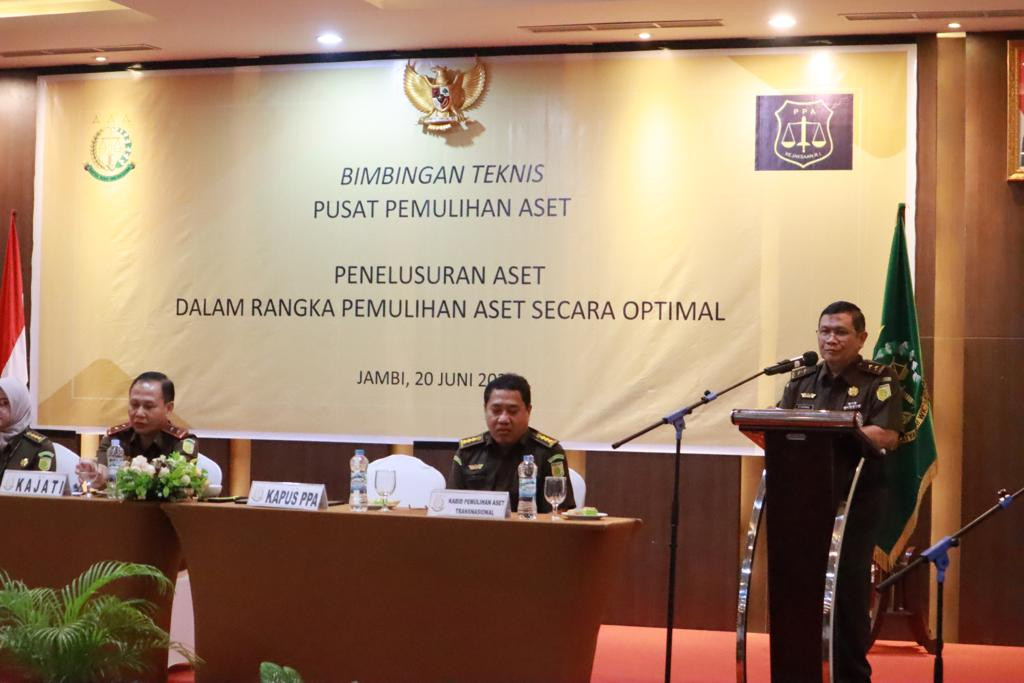 Fokus Pulihkan Aset Negara,Pusat Pemulihan Aset Kejagung Gelar Bimbingan Teknis di Jambi