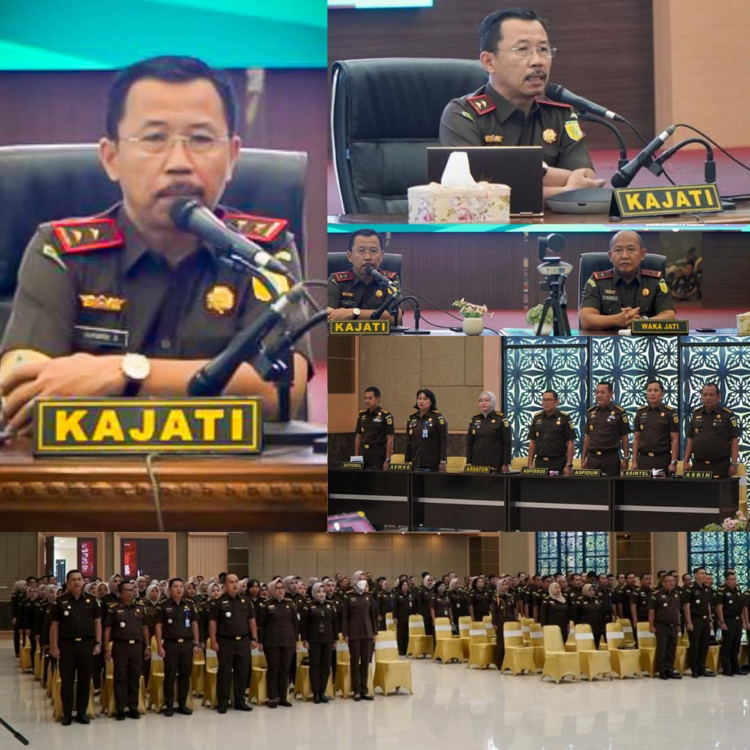 Kejati Riau Melakukan Briefing Bersama Seluruh Pegawai Kejaksaan Tinggi Riau dan Kejaksaan Negeri Se- Wilayah Riau