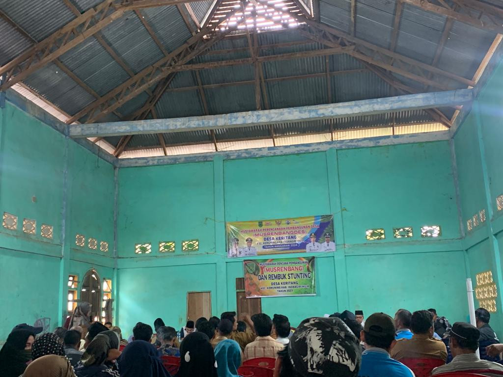 Kades Keritang Hadiri Musrenbang dan Rembug Stunting 