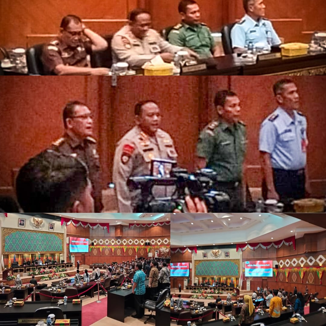 Kasi A Bidang Intelijen Kejaksaan Tinggi Riau Hadiri Rapat Paripurna DPRD Provinsi Riau