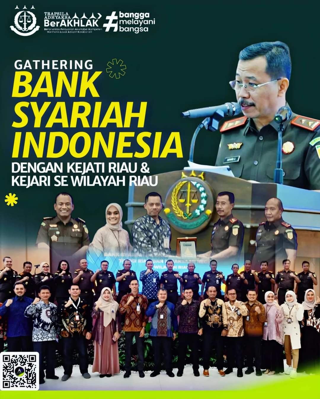 Kepala Kejaksaan Tinggi Riau mengikuti Gathering Bersama Seluruh Cabang Bank Syariah Indonesia se wilayah Riau
