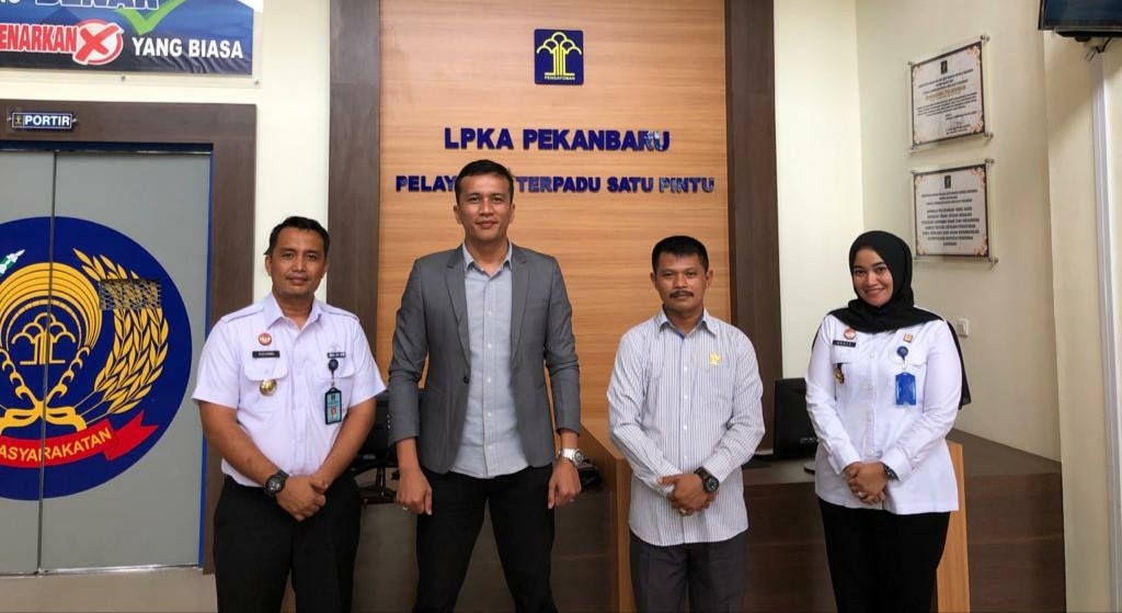 Lakukan Kunjungan, KPAD Inhil disambut hangat oleh LPKA Pekanbaru
