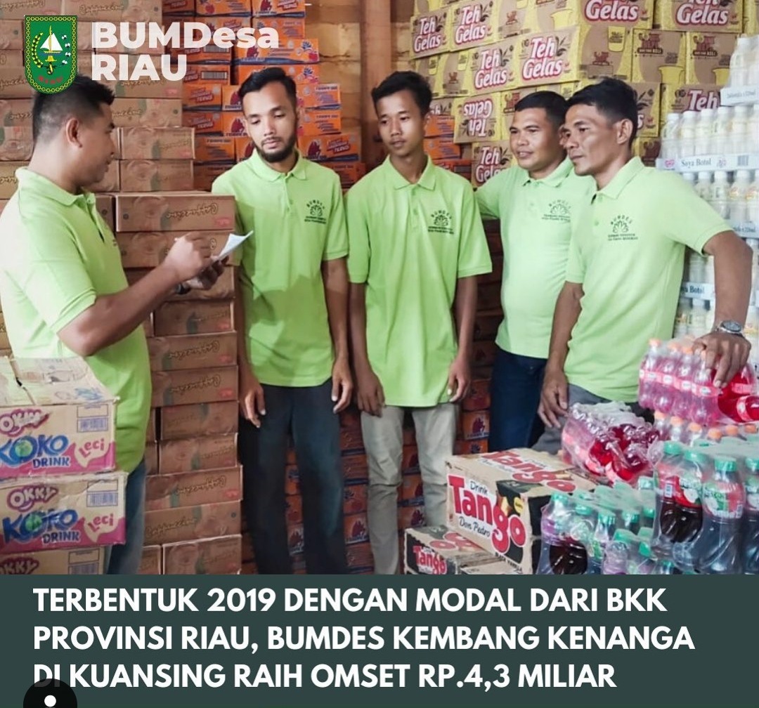 Kren, BUMDes di Riau ini Raih Omset 4,3 Milyar