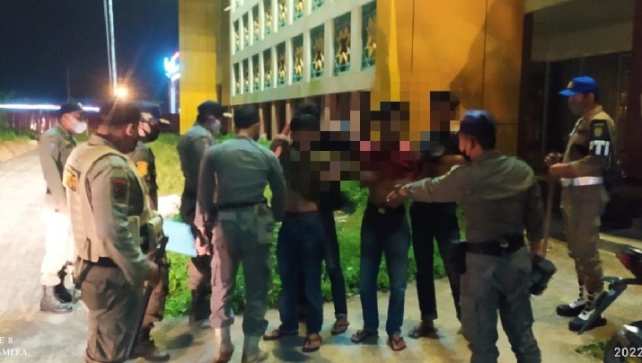 7 Pemuda Terjaring Razia Cipkon oleh Tim URC Satpol PP Inhil