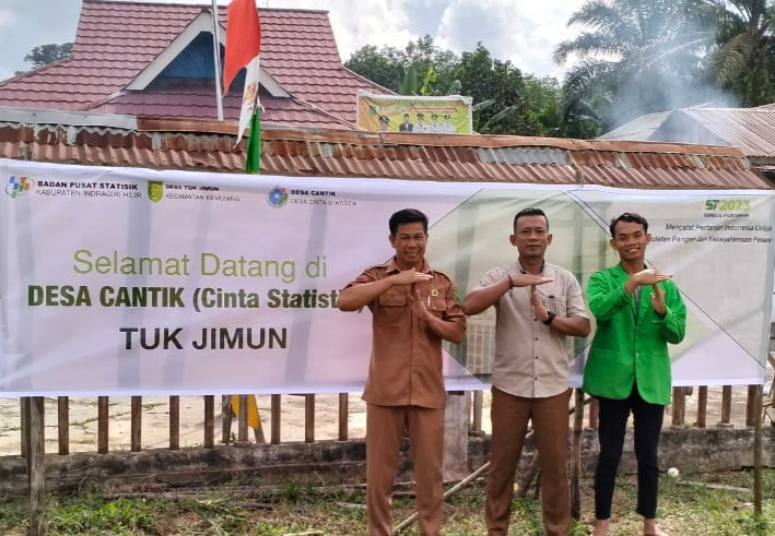 Tukjimun Wakili Desa Cantik di Kecamatan Kemuning, BPS Inhil: Kualitas Data Hasilkan Pembangunan Berkualitas