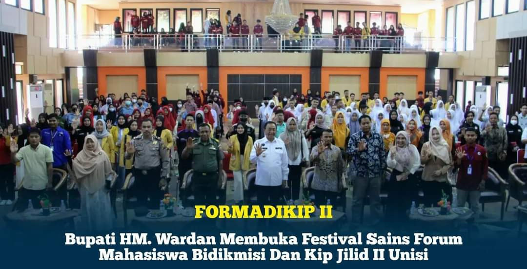 Bupati Wardan Hadiri Formadikip UNISI Jilid II