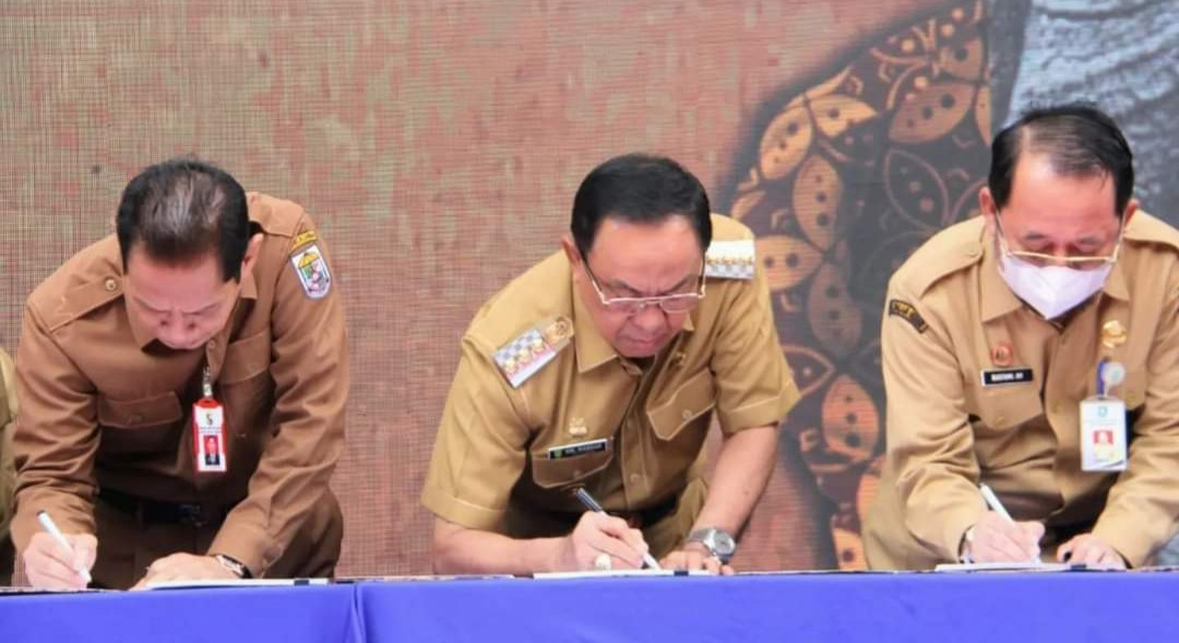 Penguatan Koordinasi Pengelolaan Keuangan, Bupati Inhil Teken Mou dengan Kanwil DJPB Riau
