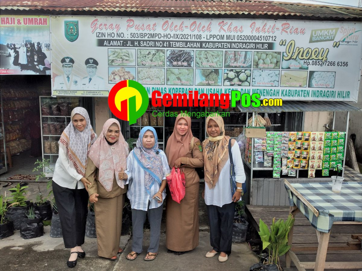 Lakukan Monitoring, Diskop dan UKM Inhil Kunjungi Gerai Inoey