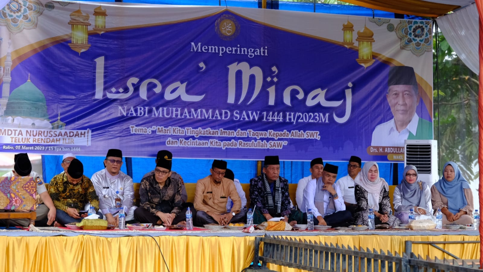 Hadiri Isra Miraj di Tebo: Wagub Abdullah Sani Mohon Didoakan Kelancaran Memajukan Provinsi Jambi