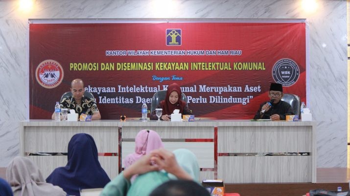 Diskop UKM Inhil Ikuti Kegiatan Promosi & Desiminasi Kekayaan Intelektual Komunal 