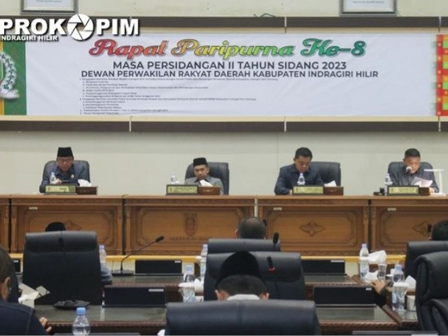 DPRD Inhil Gelar Rapat Paripurna ke-8 Masa Persidangan II Tahun Sidang 2023