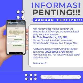 Waspada ! Penipuan Atas Nama Kepala Dinas Kominfopers Inhil