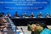 Ketua DPRD Provinsi Jambi Hadiri Rapat Tingkat Tinggi Pengendalian Inflasi Daerah