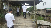 Pemdes Talang Jangkang Tinjau Rencana Pembangunan Jembatan