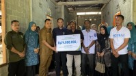 Ahli Waris lbu Tukang Jahit di Desa Sungai Gantang Terima Santunan JKM 74 Juta dari BPJS Ketenagakerjaan Inhil