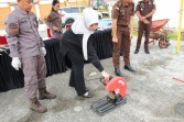 Berkekuatan Hukum Tetap, Kejari Rohil Musnahkan BB