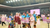 Tampil Memukau, Perwosi Jambi Kembali Juara Senam Kreasi Nasional