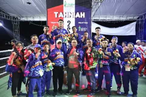 Muaythai Siak Bawa Pulang 14 Medali di Porprov Riau Ke-X