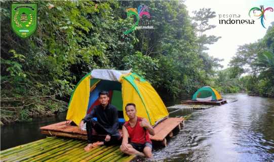 Wisata Alam Bukit Pendam, Sajikan Camping Di Atas Air